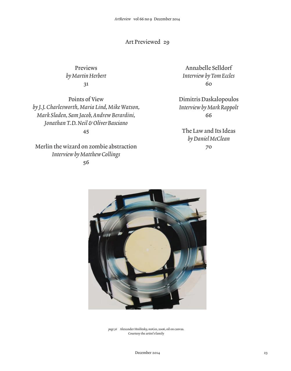 ArtReview Preview Pages