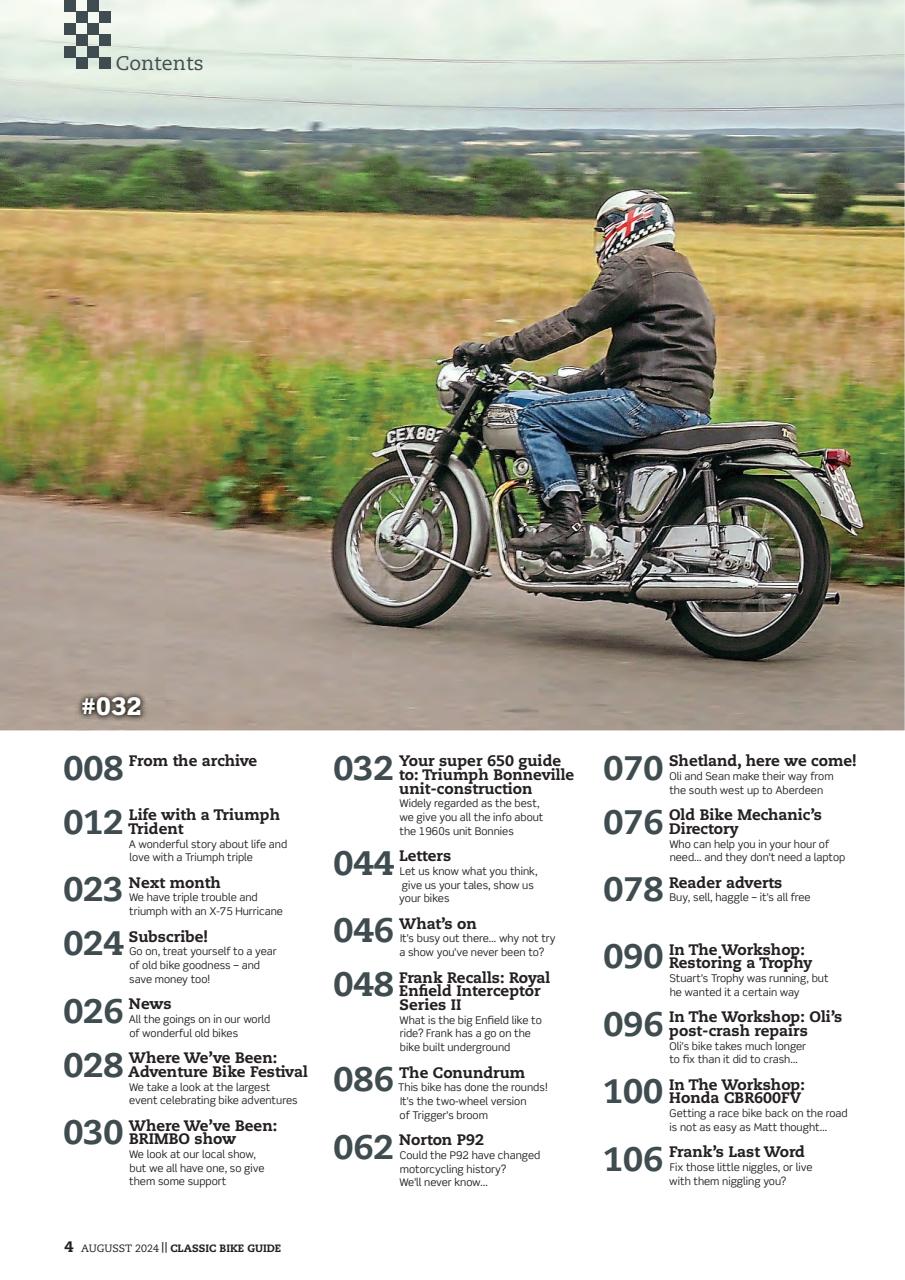 Classic Bike Guide Preview Pages