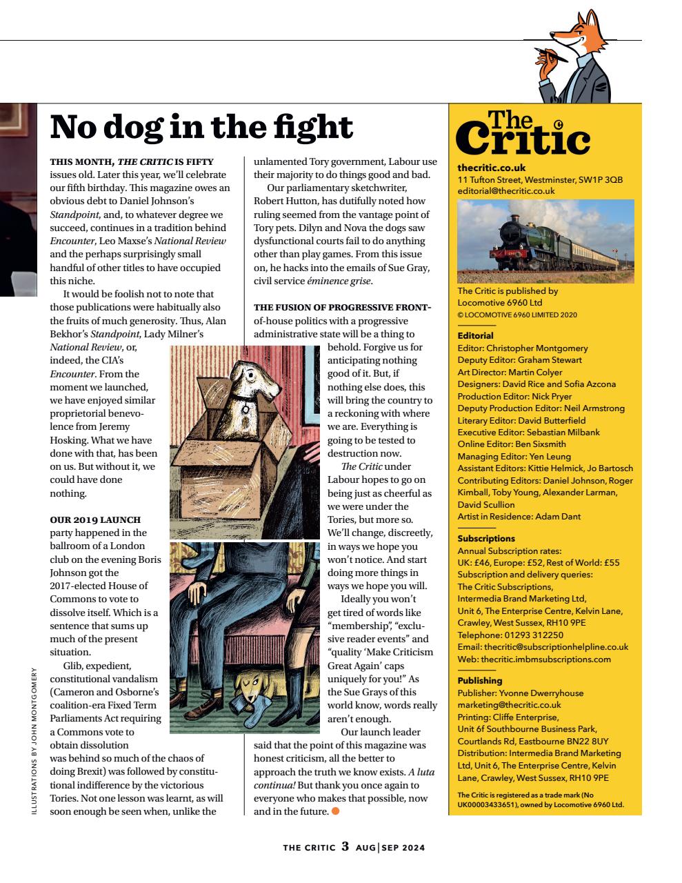 The Critic Preview Pages