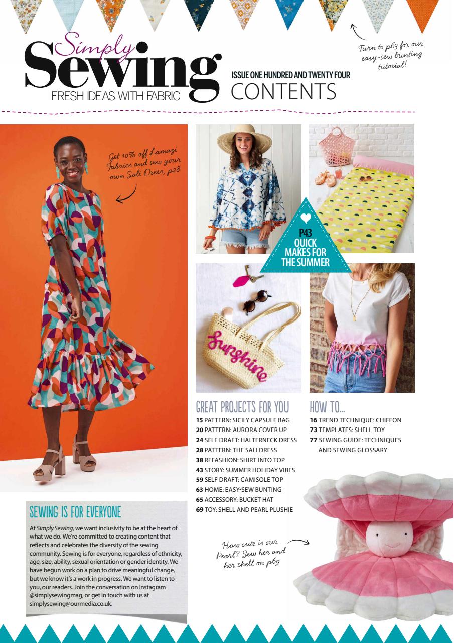 Simply Sewing Preview Pages