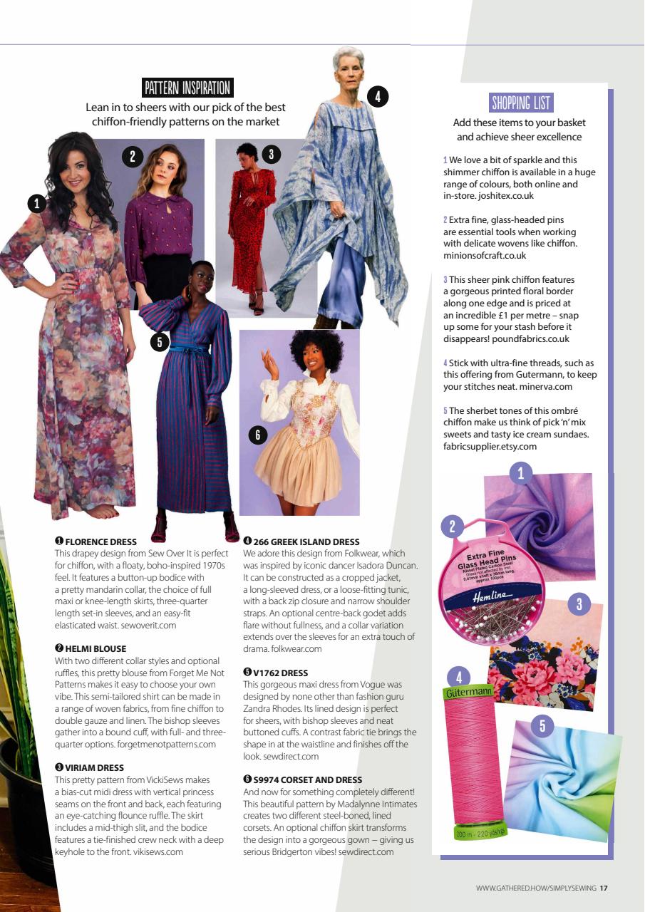 Simply Sewing Preview Pages