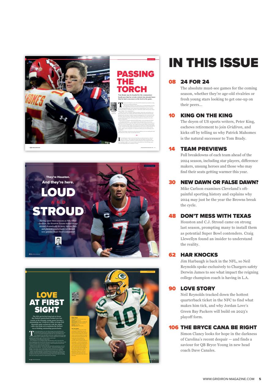 Gridiron Preview Pages
