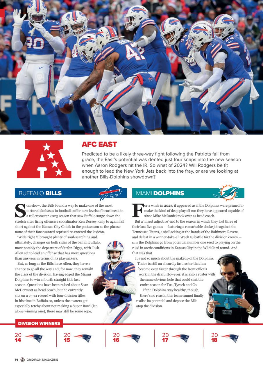 Gridiron Preview Pages