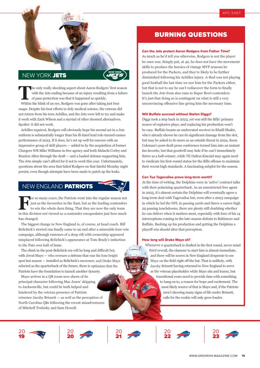 Gridiron Preview Pages
