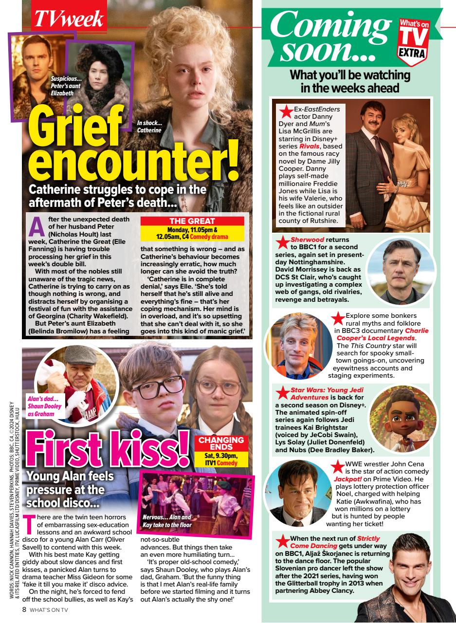 What's on TV Preview Pages