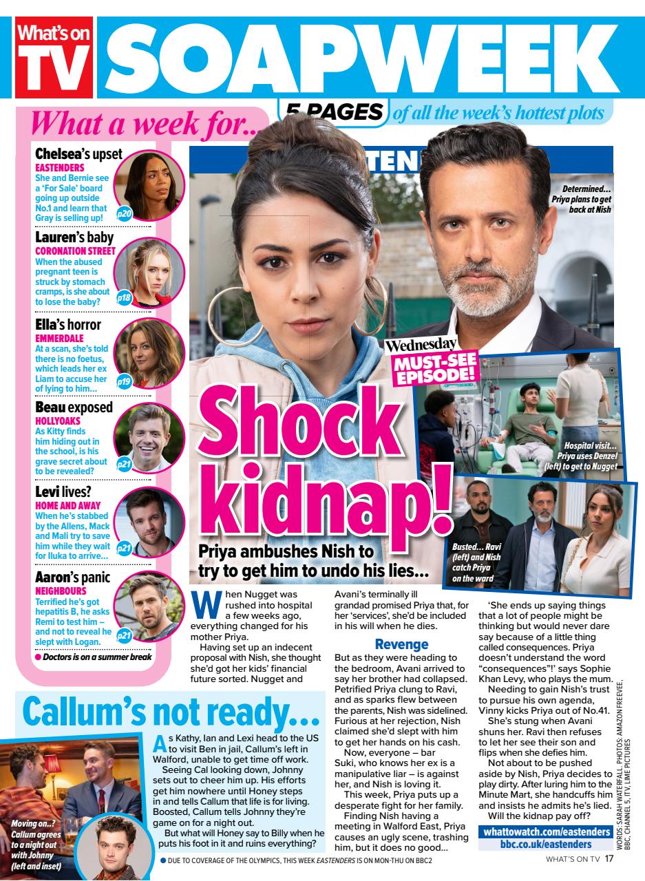 What's on TV Preview Pages
