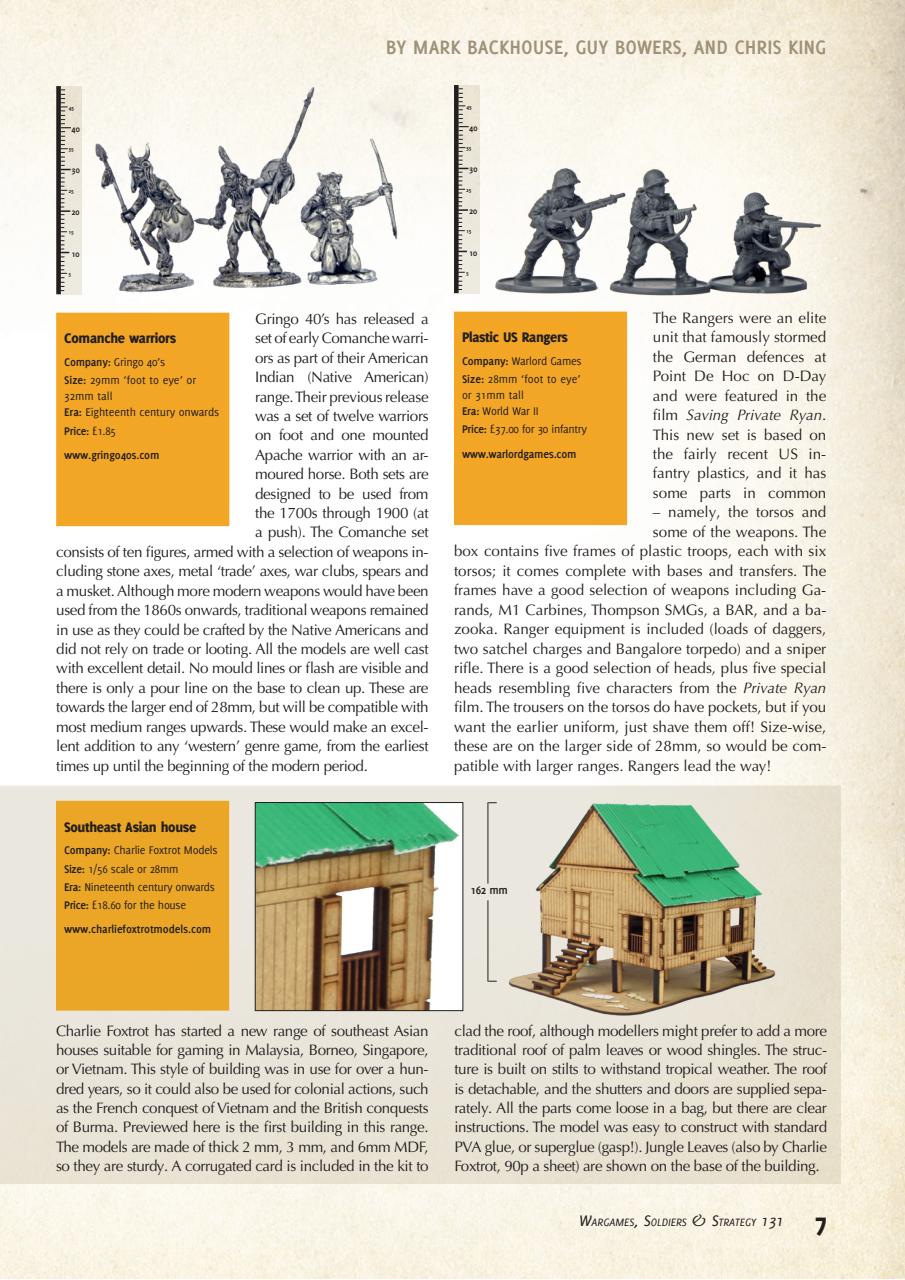 Wargames, Soldiers & Strategy Preview Pages
