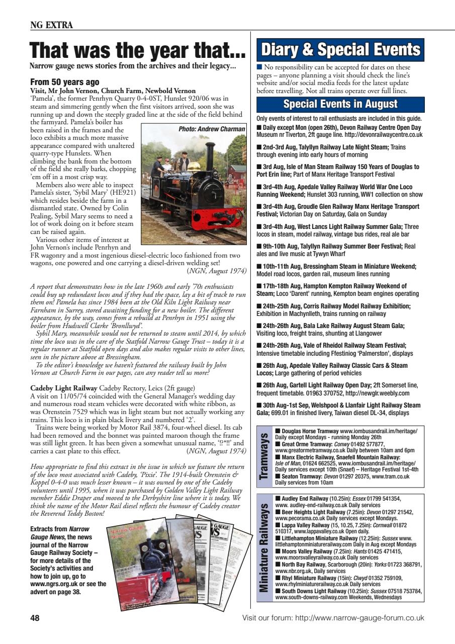 Narrow Gauge World Preview Pages