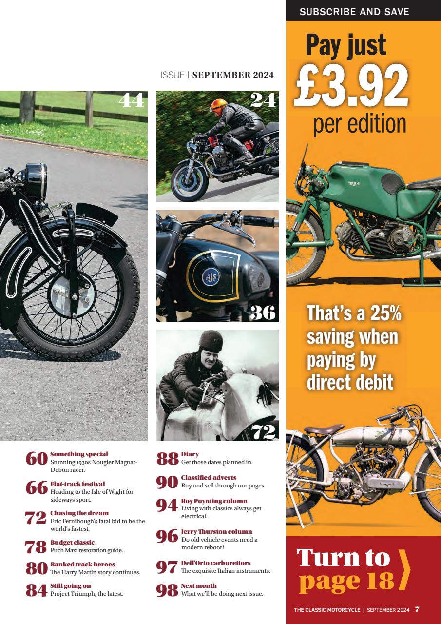 The Classic MotorCycle Preview Pages
