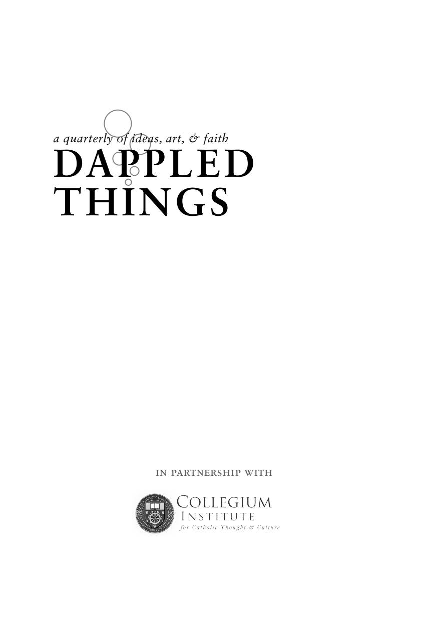 Dappled Things Preview Pages