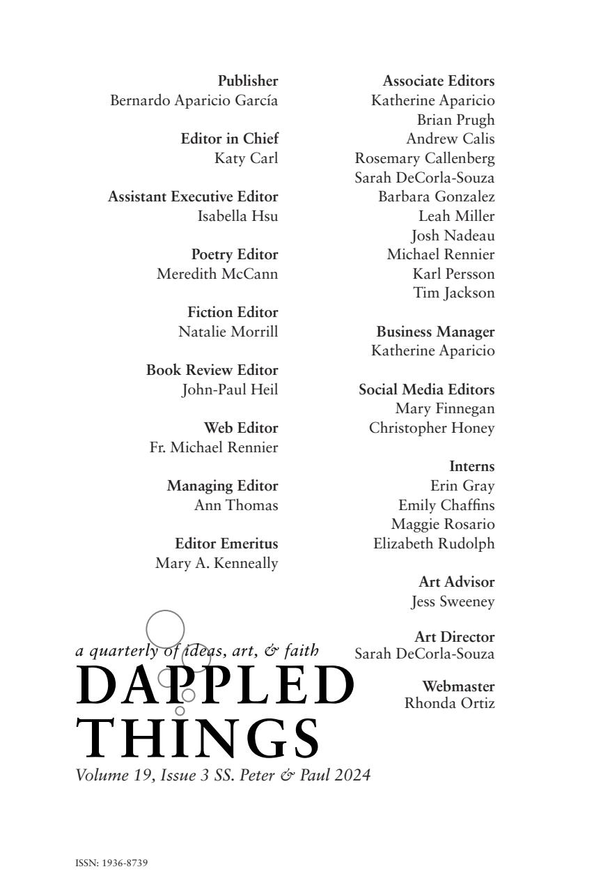 Dappled Things Preview Pages