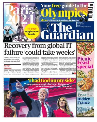 The Guardian Newspaper issue Saturday, July 20, 2024