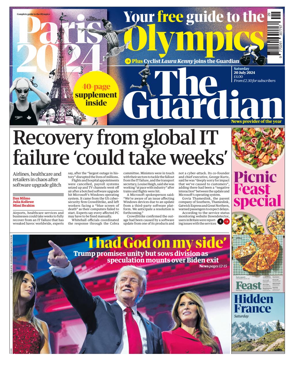 The Guardian Newspaper Preview Pages