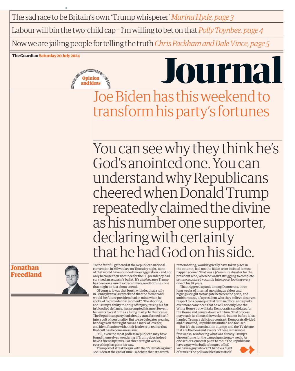 The Guardian Newspaper Preview Pages