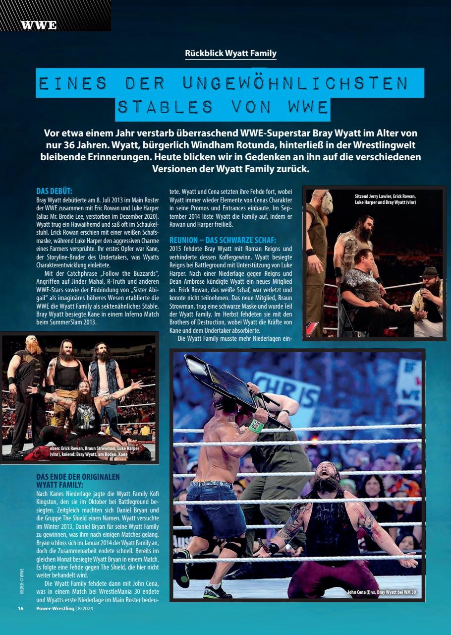 Power-Wrestling Preview Pages