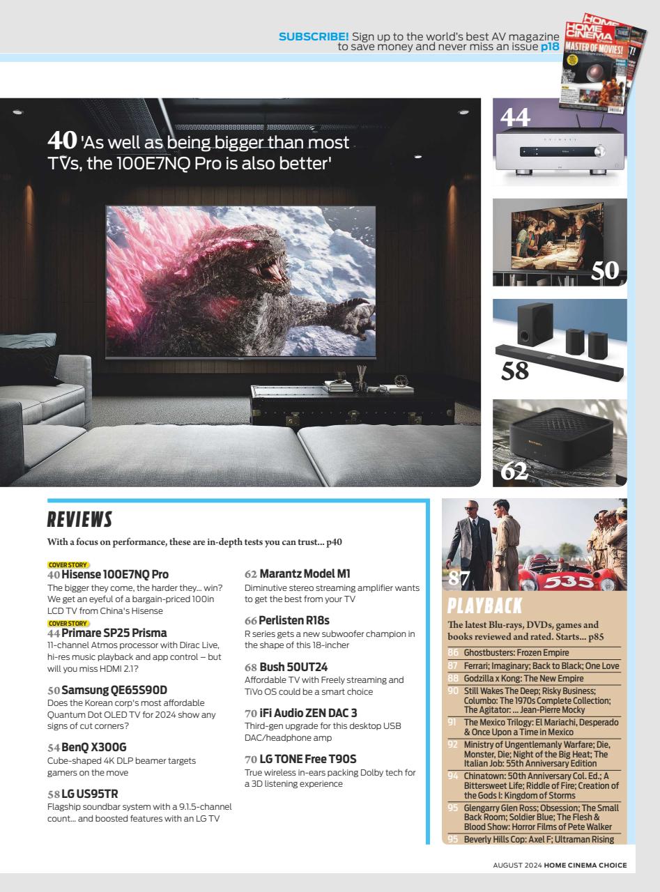 Home Cinema Choice Preview Pages