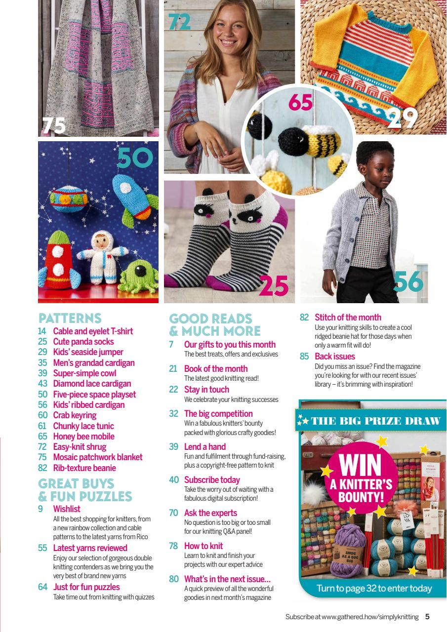 Simply Knitting Preview Pages