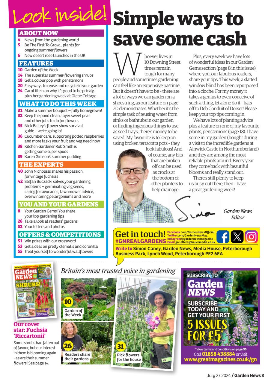 Garden News Preview Pages