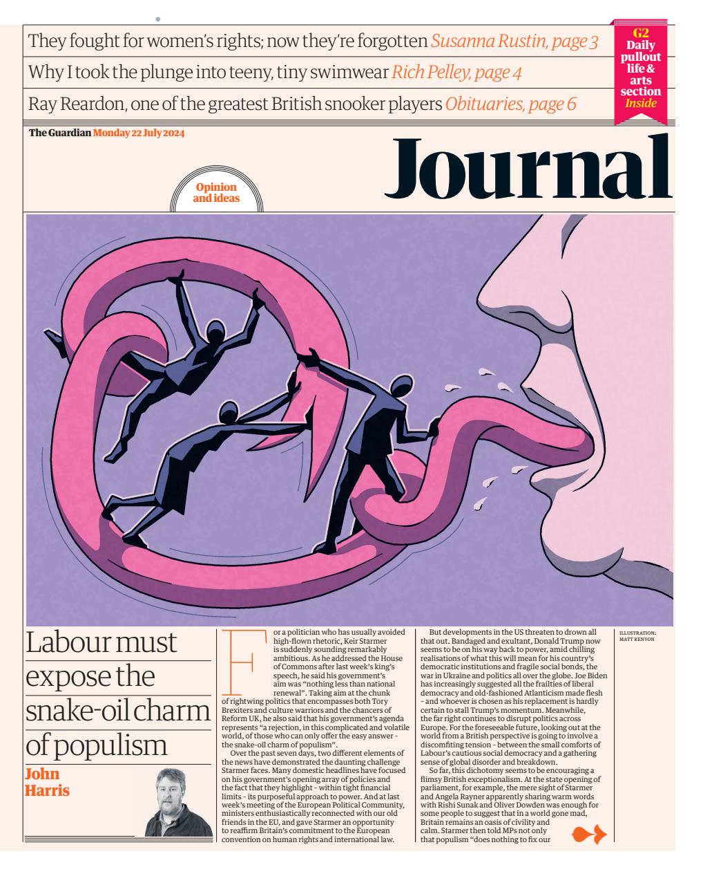 The Guardian Newspaper Preview Pages