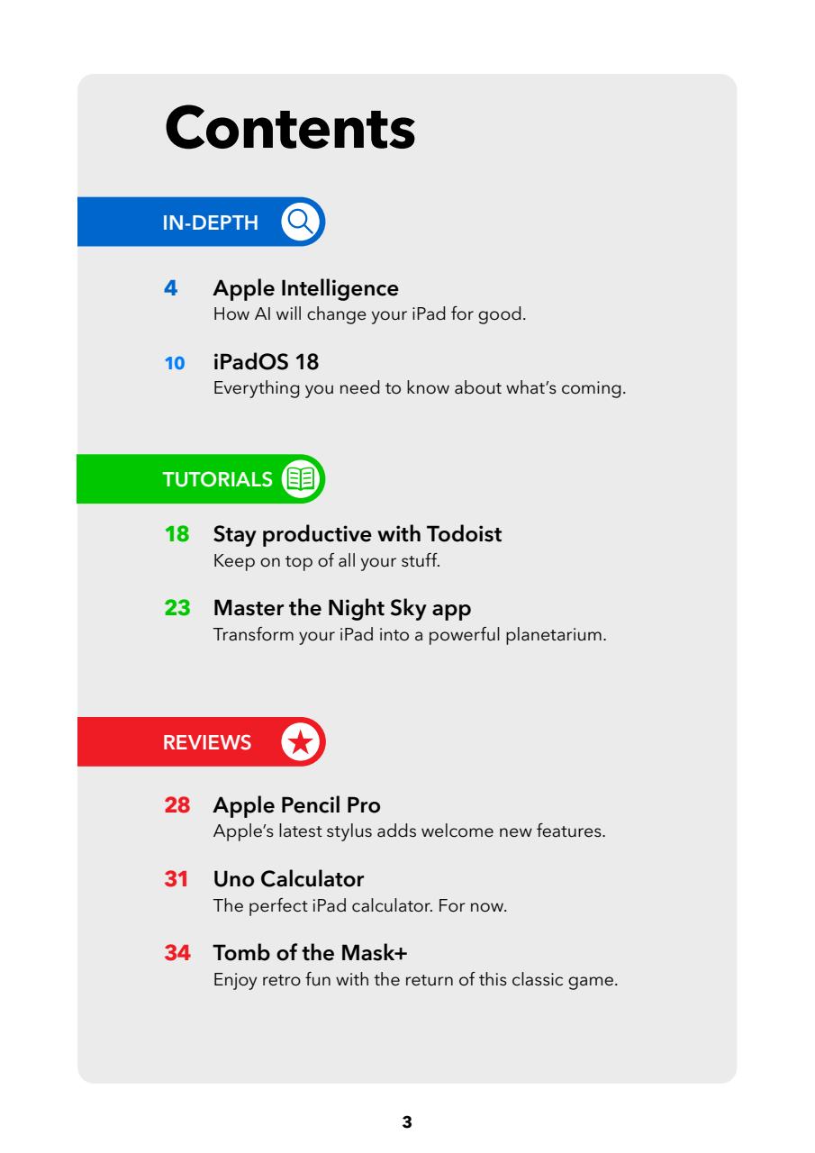 iPad User Preview Pages