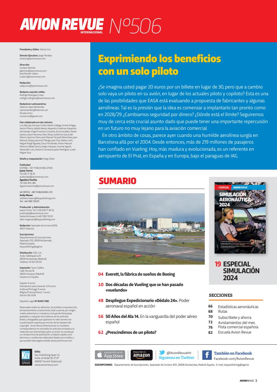 Avion Revue Internacional Preview Pages