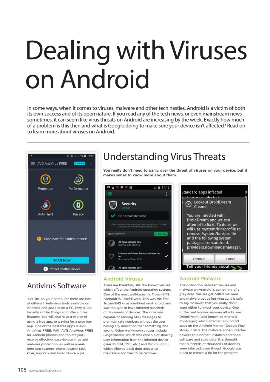 Android Smartphones & Tablets The Complete Manual Preview Pages