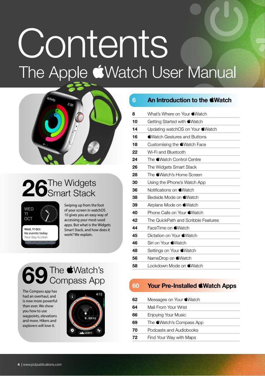 Apple Watch The Complete Manual Preview Pages