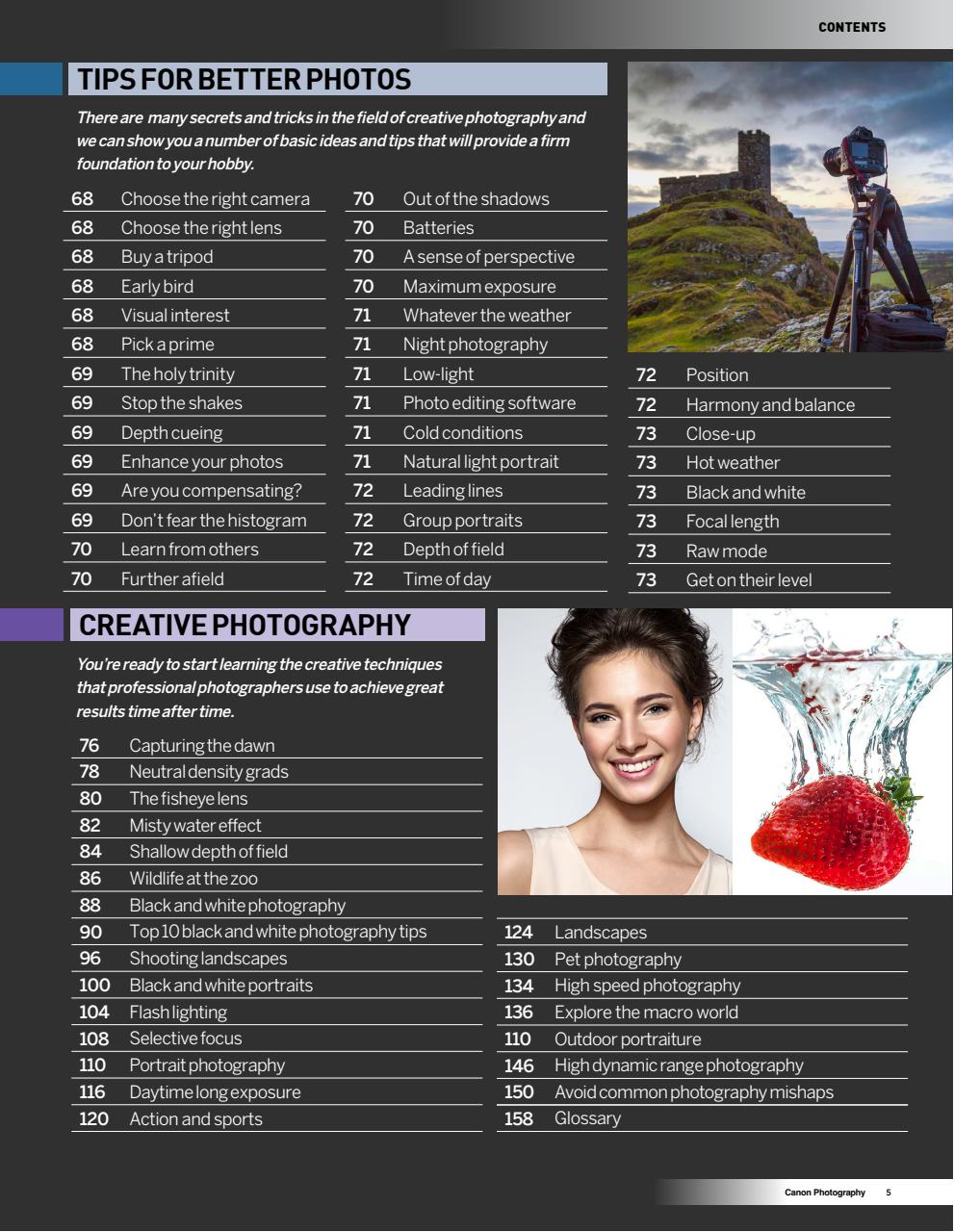 Canon Photography The Complete Manual Preview Pages