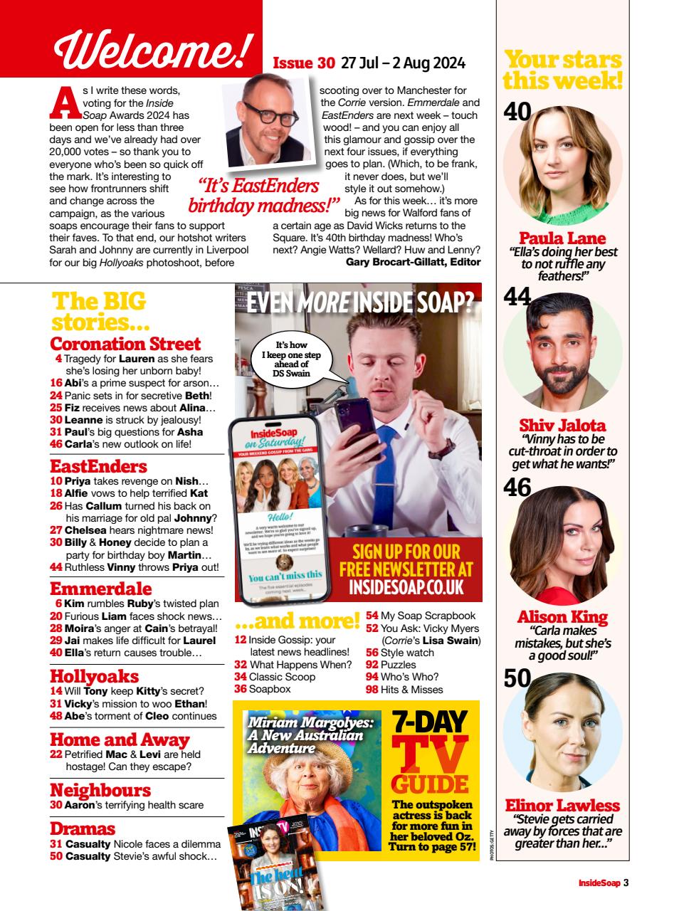Inside Soap Preview Pages