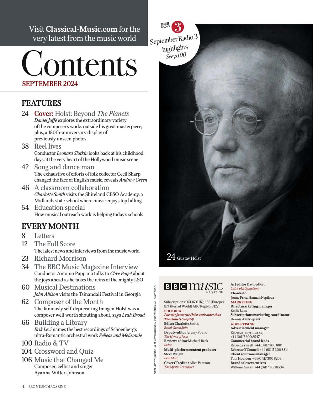 BBC Music Magazine Preview Pages