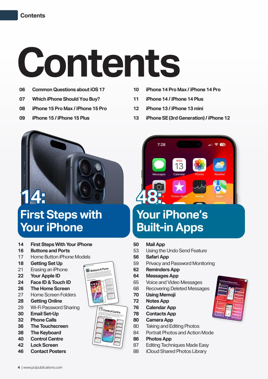 iPhone The Complete Manual Preview Pages