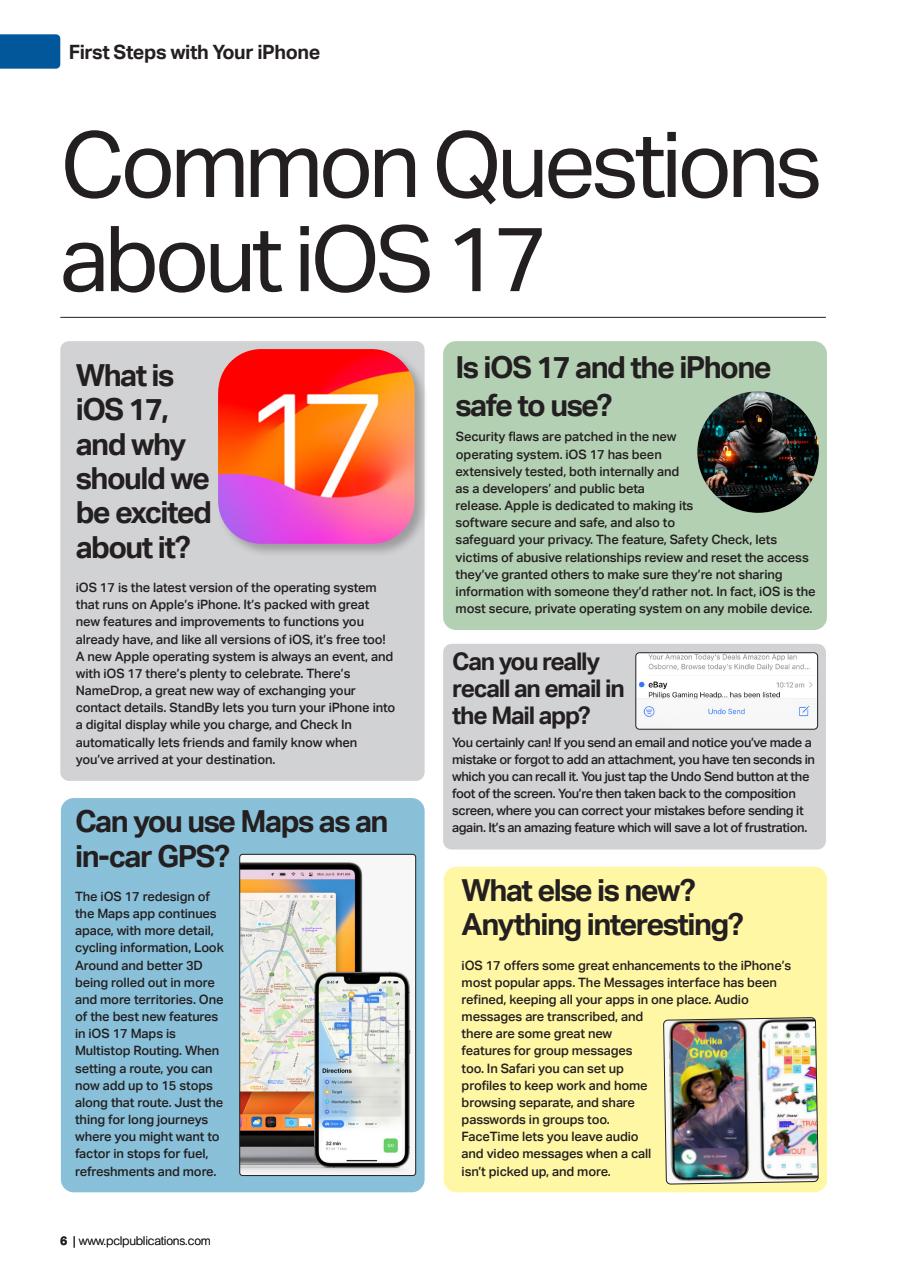 iPhone The Complete Manual Preview Pages