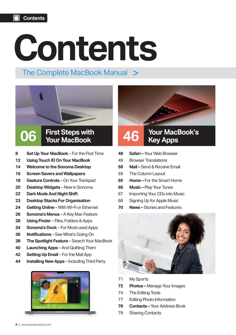 MacBook & macOS The Complete Manual Preview Pages