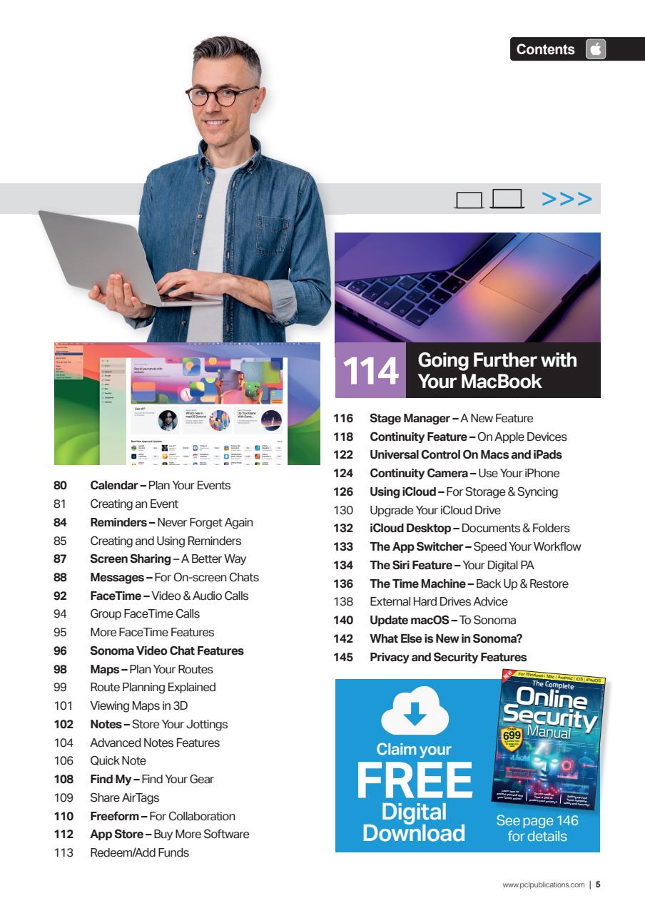 MacBook & macOS The Complete Manual Preview Pages