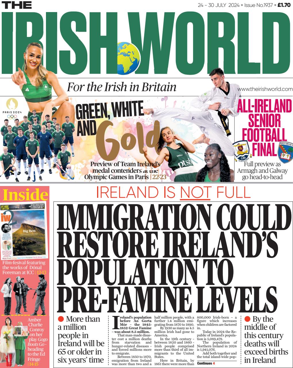 Irish World Preview Pages