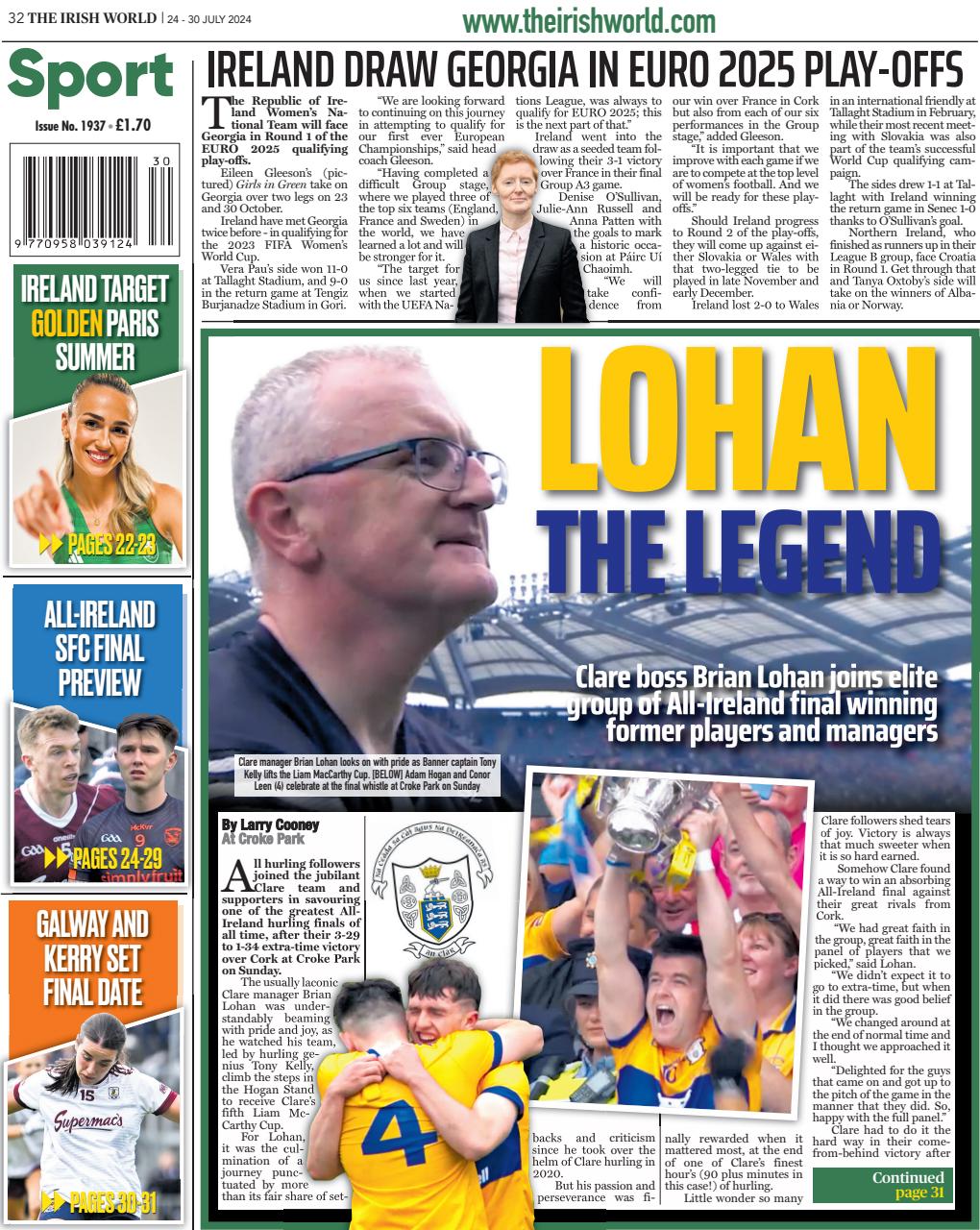 Irish World Preview Pages