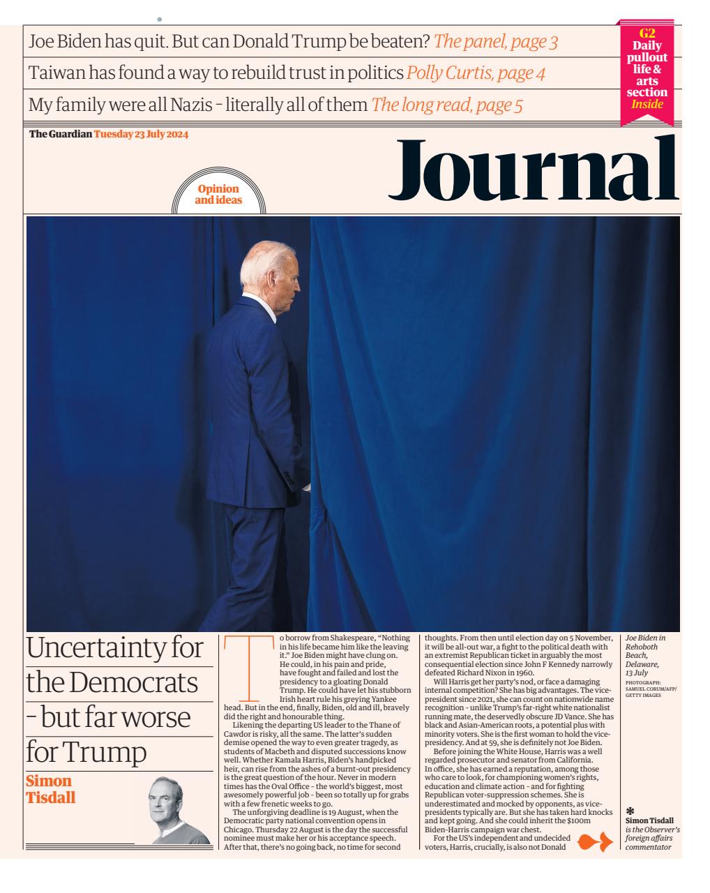 The Guardian Newspaper Preview Pages