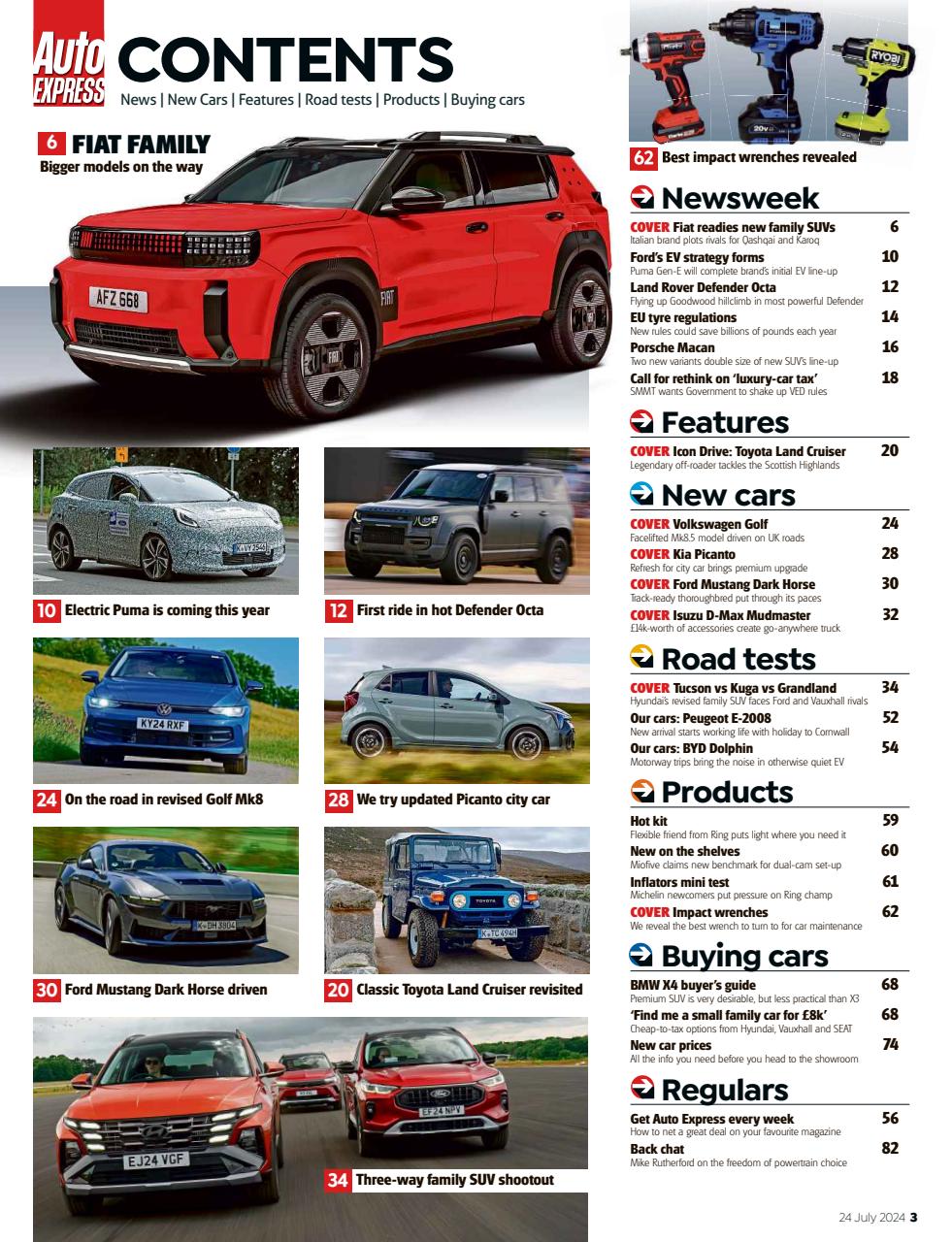 Auto Express Preview Pages