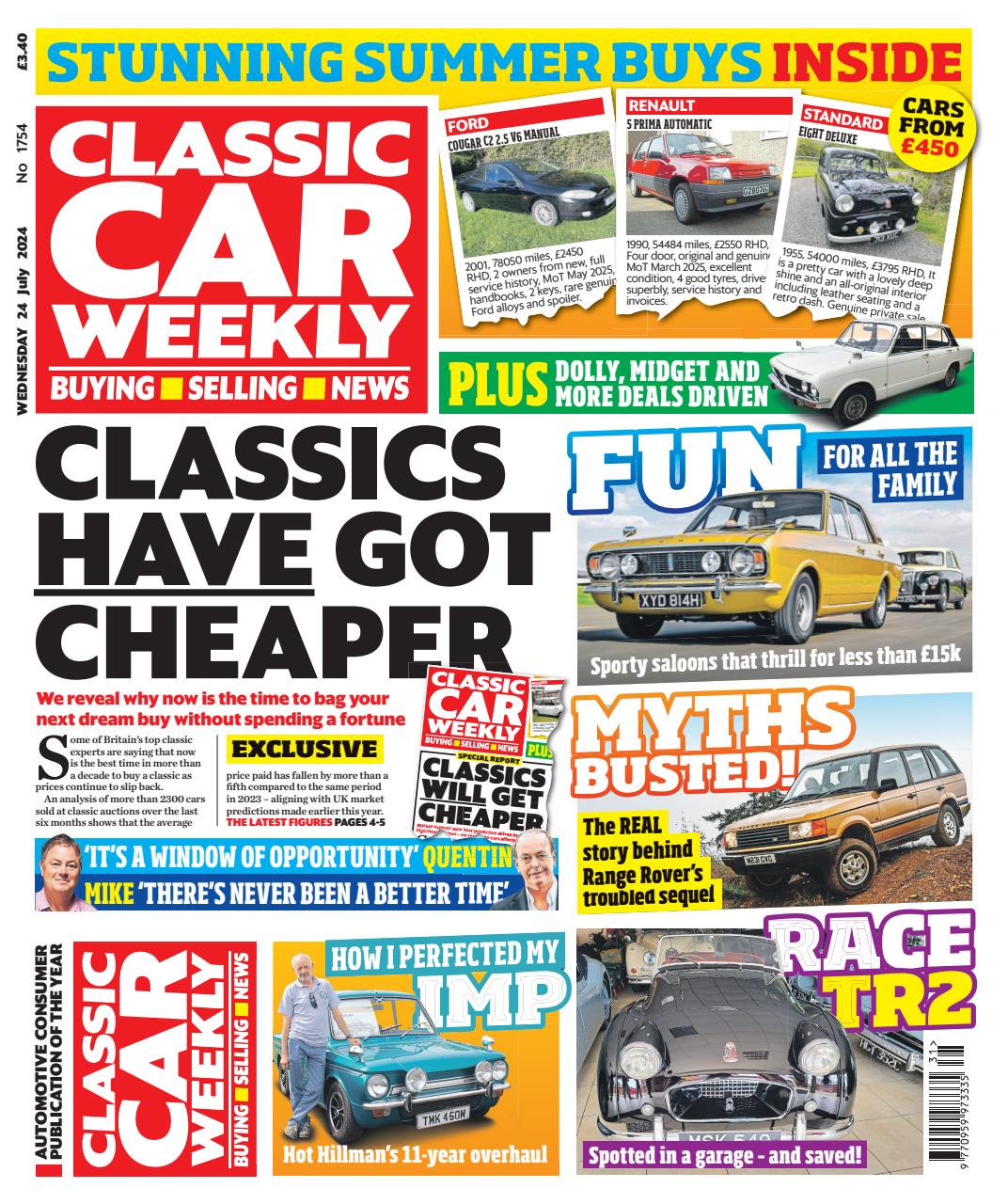 Classic Car Weekly Preview Pages