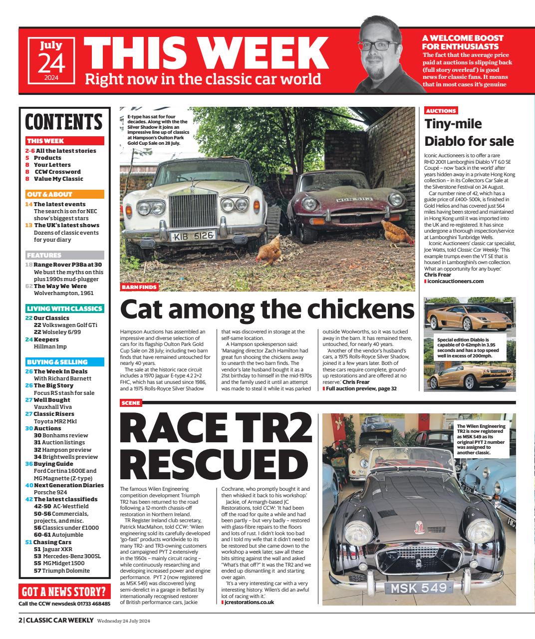 Classic Car Weekly Preview Pages