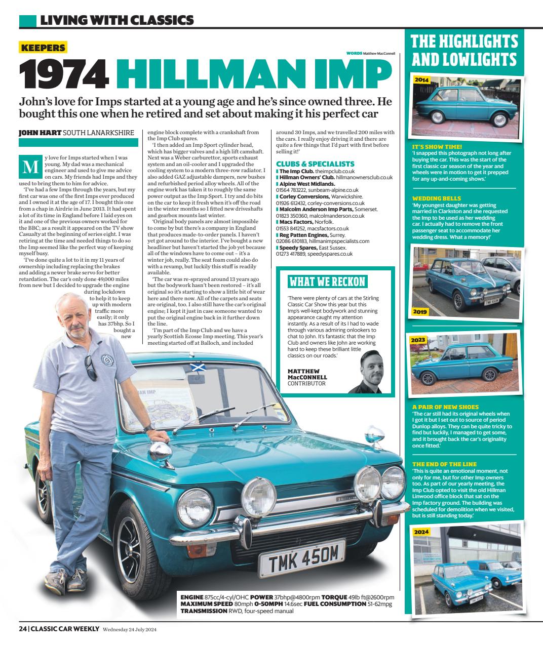 Classic Car Weekly Preview Pages