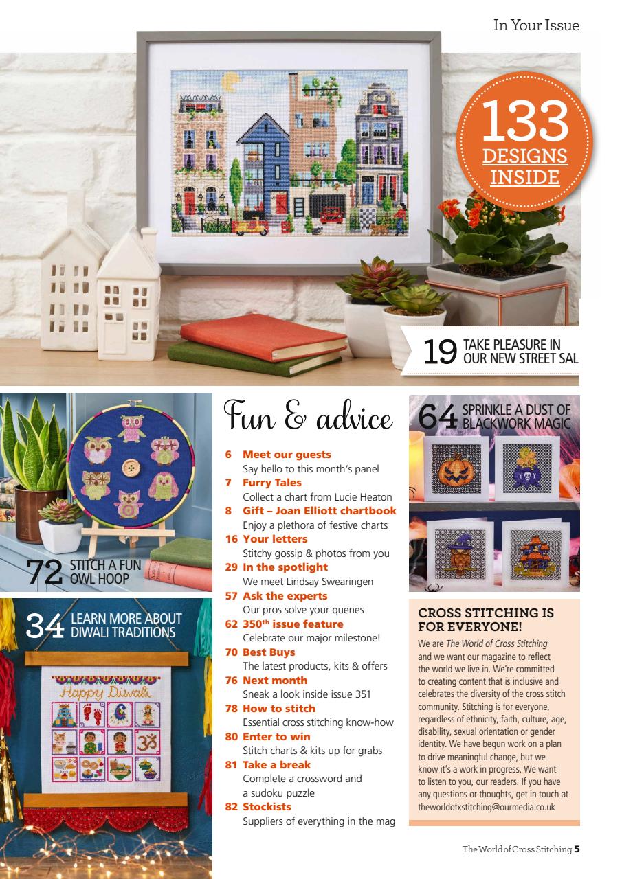 The World of Cross Stitching Preview Pages