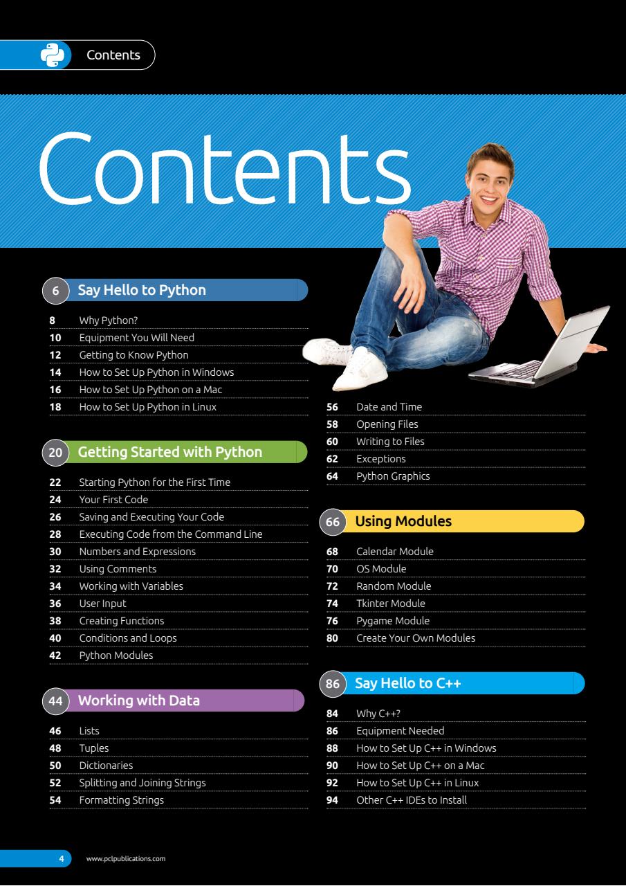 Python & C++ The Complete Manual Preview Pages