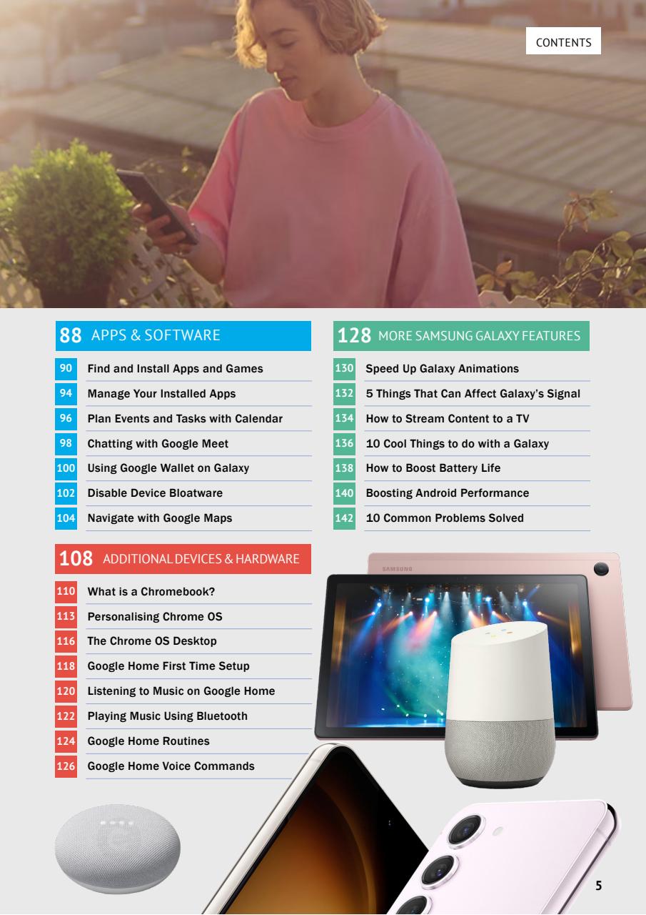 Samsung Galaxy The Complete Manual Preview Pages