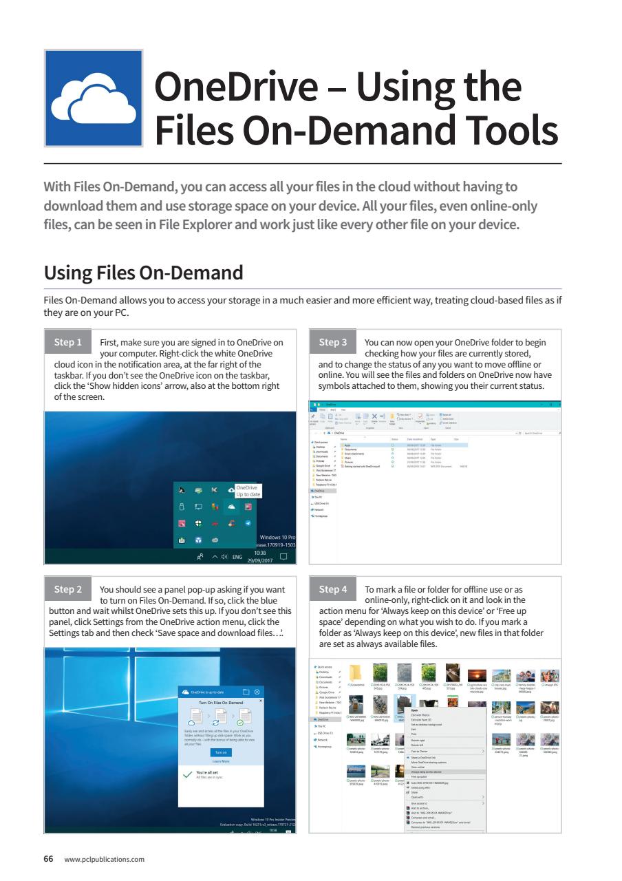 Windows 10 The Complete Manual Preview Pages