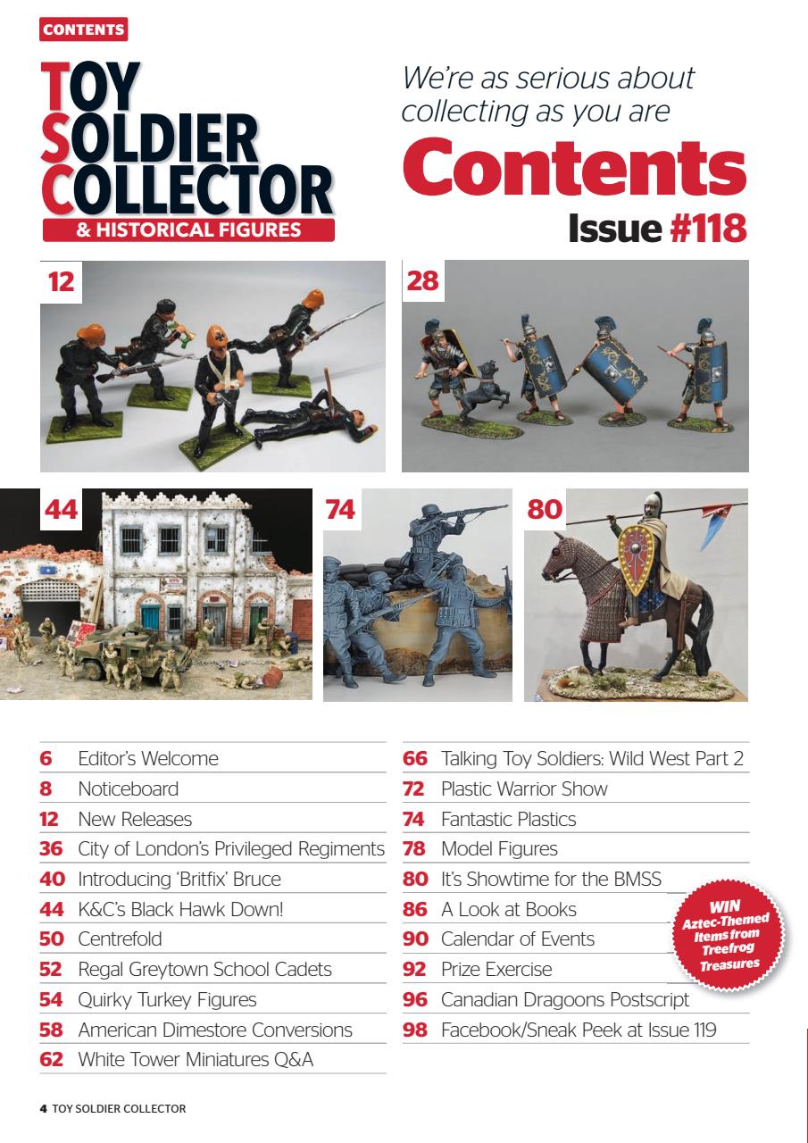 Toy Soldier Collector and Historical Figures Preview Pages
