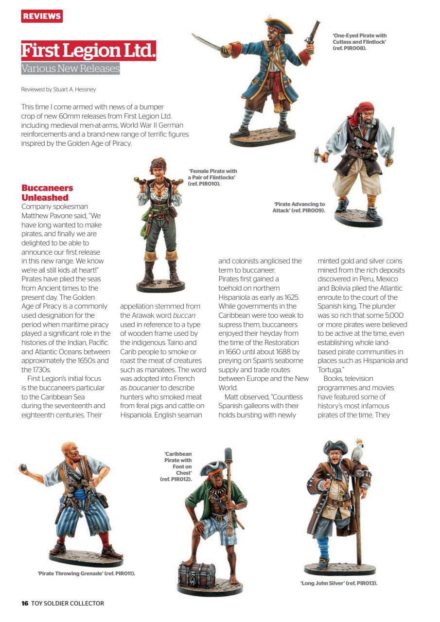 Toy Soldier Collector and Historical Figures Preview Pages