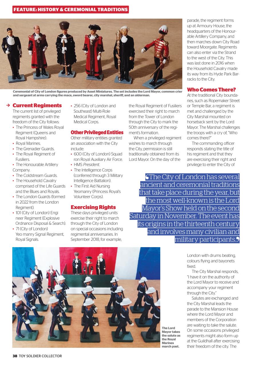 Toy Soldier Collector and Historical Figures Preview Pages