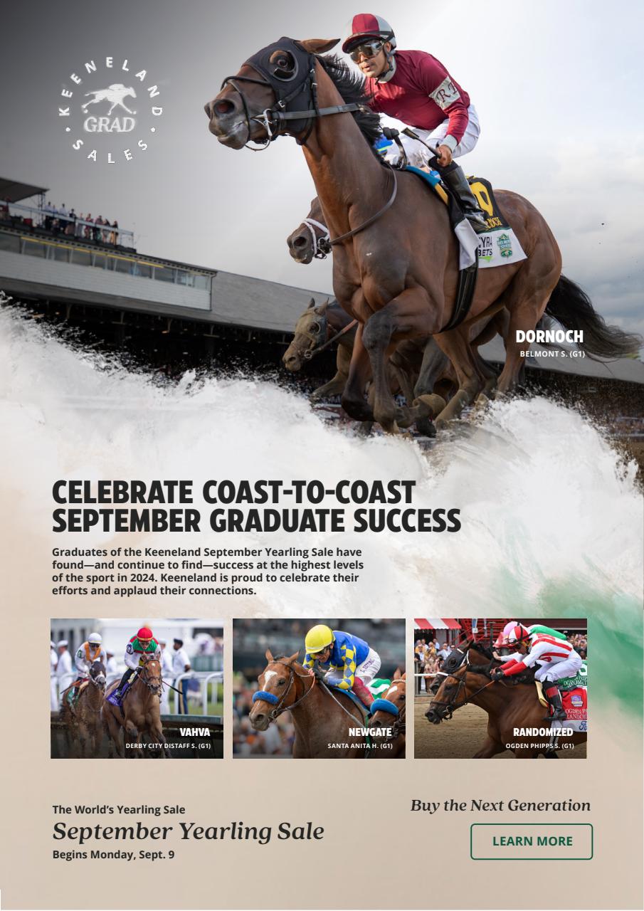 North American Trainer Magazine - horse racing Preview Pages
