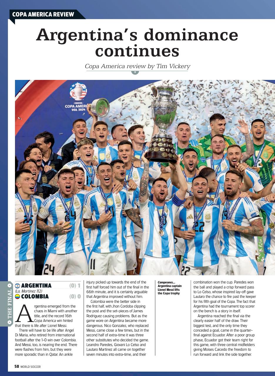 World Soccer Preview Pages